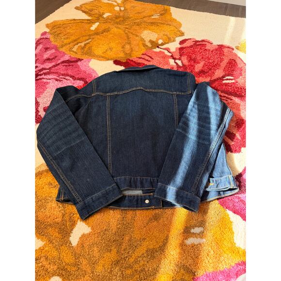 Banana Republic Factory Store Dark Wash, Denim Jacket - Picture 5 of 6